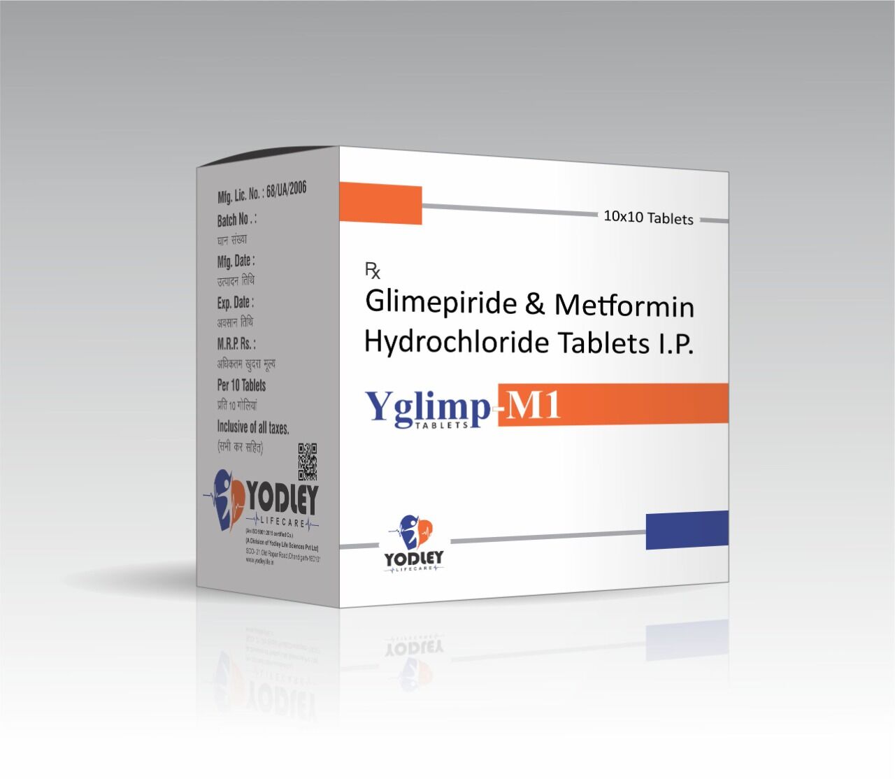 YGLIMP-M1 Tablets Glimepiride & Metformin Hydrochloride Tablets