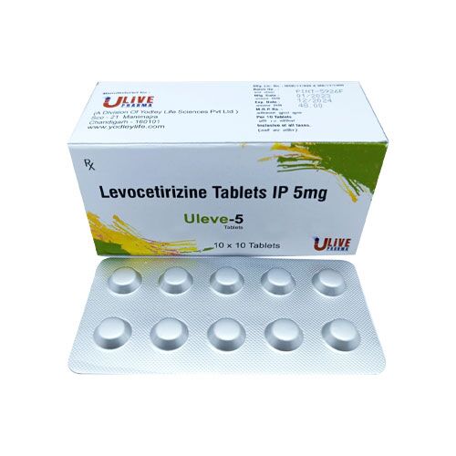 ULEVE-5- Levocetirizine 5 mg Tablets