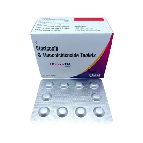 Utroxi-TH Tablets Etoricoxib 60mg + Thiocolchicoside 4mg Tablet